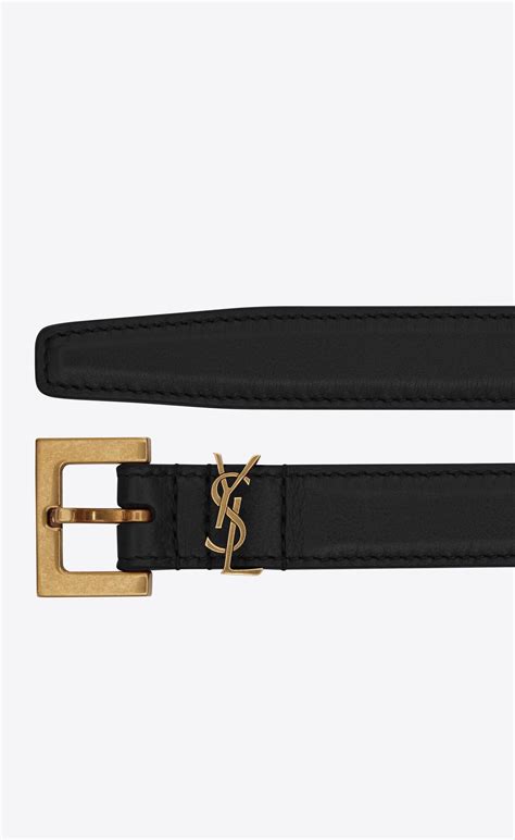 cintura sottile ysl|Cinture Saint Laurent donna .